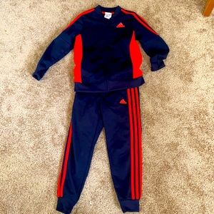 Adidas track suit size 7